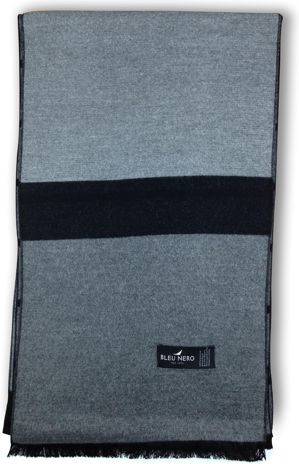 Bleu Nero Luxurious Winter Scarf Premium Cashmere Feel Unique Design Selection